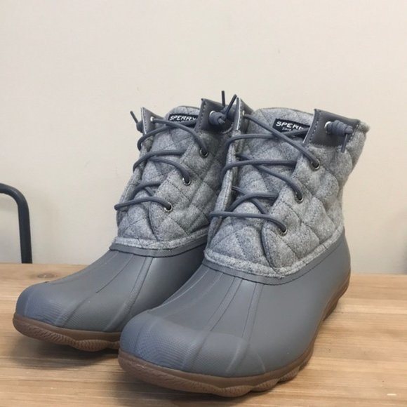 Sperry Syren Gulf Waterpr. Wool Quilt Lace Up Boot - Picture 2 of 8